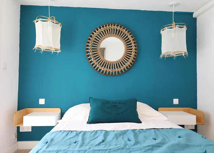 Alaric & Jacuzzi Ilot 1 Rang1! Vue Mer! 4rooms! Clim 10p 24h24 Alpehytte