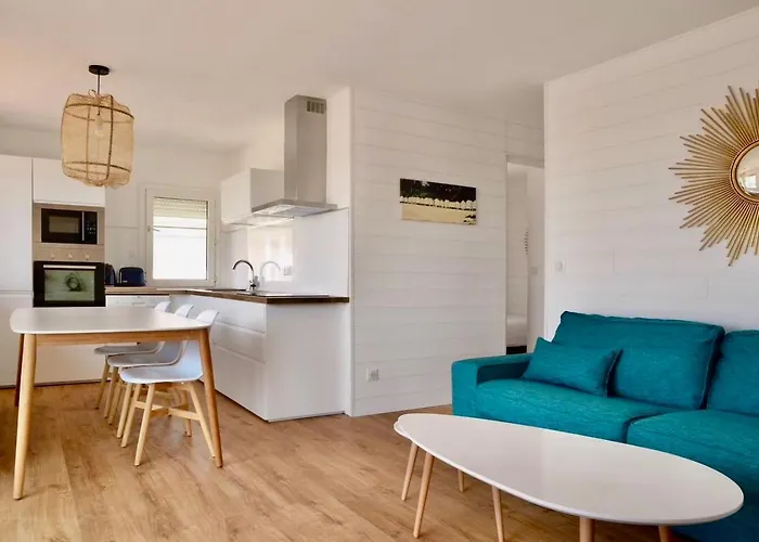 Alaric & Jacuzzi Ilot 1 Rang1! Vue Mer! 4rooms! Clim 10p 24h24 Alpehytte *