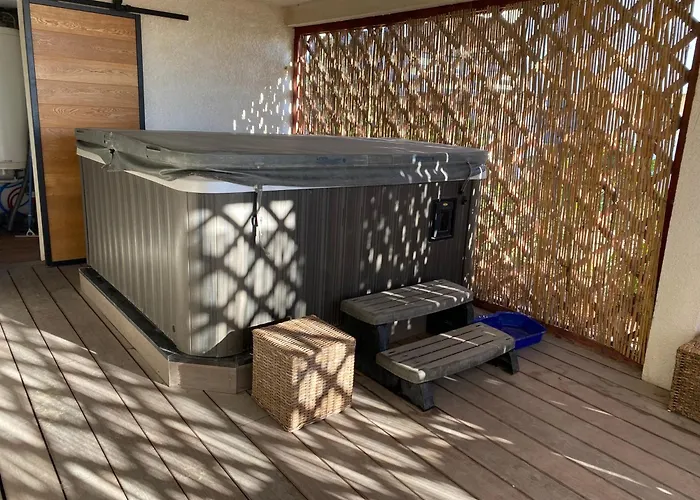 Alaric & Jacuzzi Ilot 1 Rang1! Vue Mer! 4rooms! Clim 10p 24h24 Gruissan